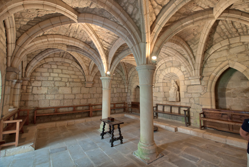 Vista desde el lado sur de la sala capitualr de Irantzu